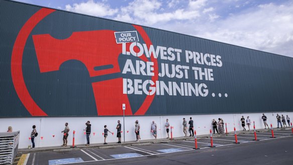 Measures such as limiting the number of shoppers allowed inside stores will continue for some time, Wesfarmers warns.