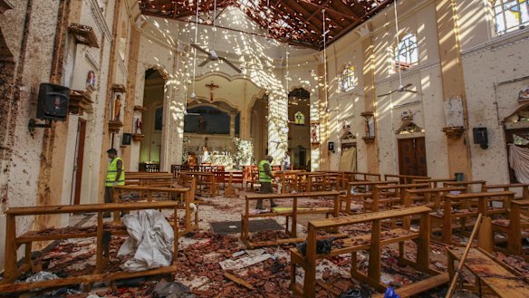 At least 110 people were killed at St Sebastian's Church, one of several bomb blasts across Sri Lanka on Easter Sunday.