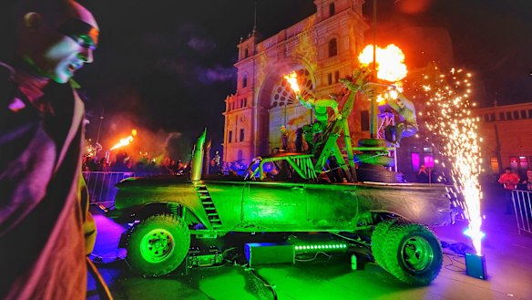 The Mad Max Fury Road performance drew big crowds.