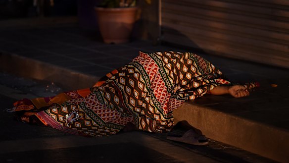 A victim of Duterte's war on drugs in the Manila suburb of Baclaran in September 2016.