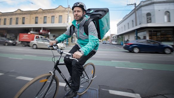 Deliveroo chief executive Levi Aron. 