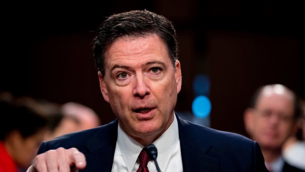 Former FBI director James Comey. 