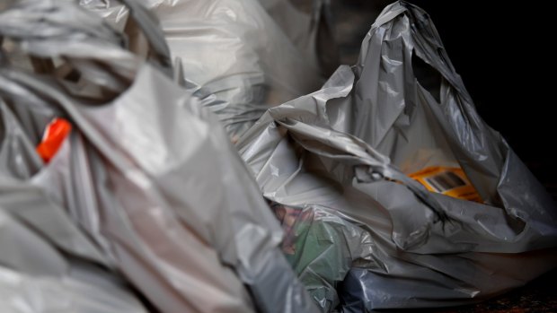 Single-use plastic bags are an environmental hazard.