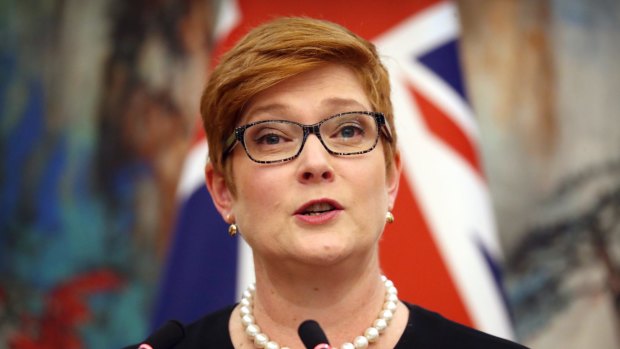 Australian Foreign Minister Marise Payne.