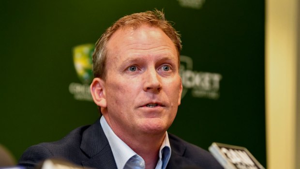 Caught in the crossfire: Cricket Australia chief executive Kevin Roberts has an unenviable job.