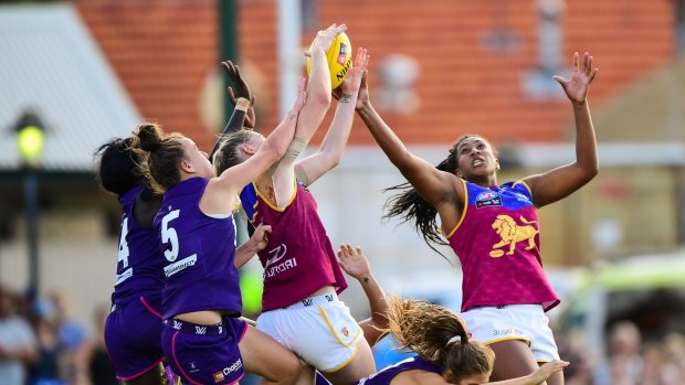 The ability to take a strong mark above has plenty of influence on the outcome of an AFLW game, researchers found.