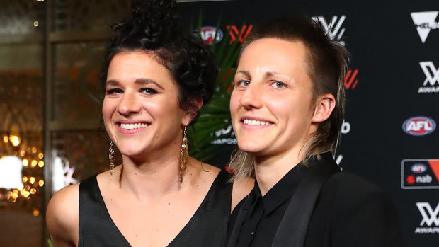 Melbourne’s uber-consistent Karen Paxman (right) has made all five All-Australian teams.