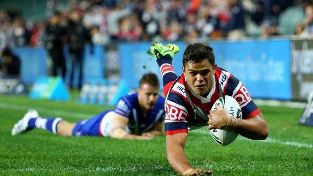 Points machine: Mitchell scores for the Roosters.