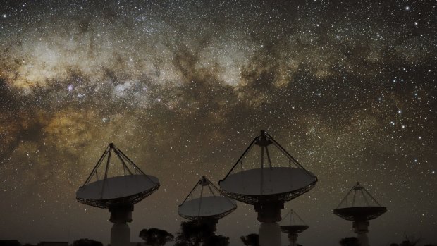 The Australian Square Kilometre Array Pathfinder telescope in Western Australia.