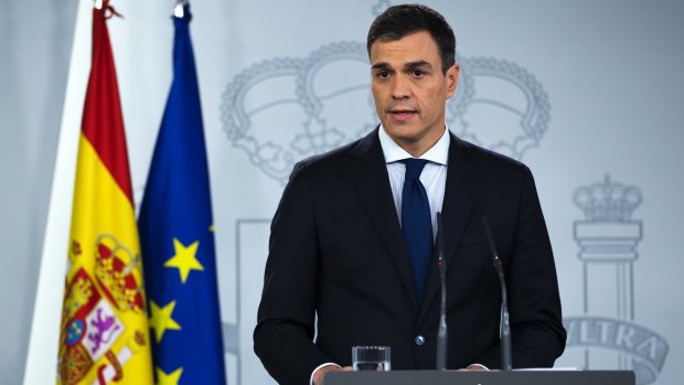 Spain's Prime Minister Pedro Sanchez has warned over opposition parties relying on the support of Vox.