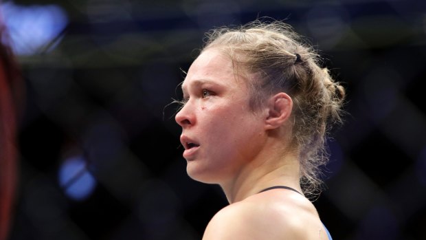 Ronda Rousey has jumped across to women's wrestling as the sport gains traction here.