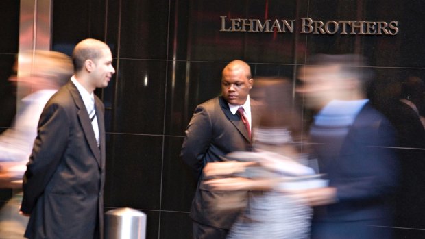 Lehman Brothers caused a tidal wave of troubles at other banks that were connected through derivatives. 