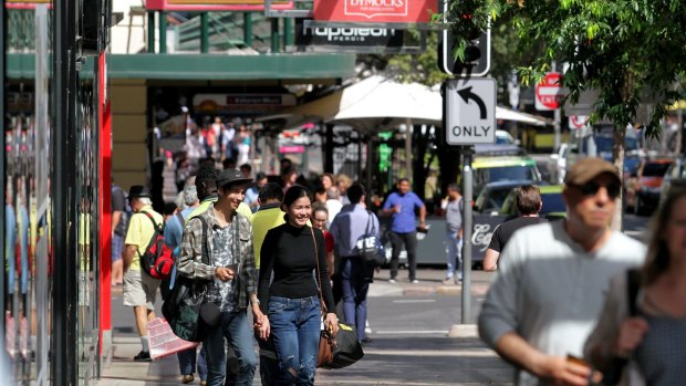 Brisbane's CBD experienced a 40 per cent increase in shoplifting last month.