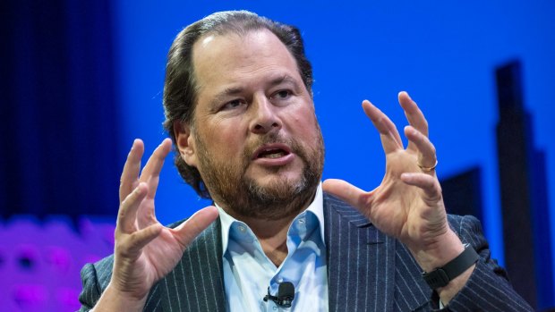 Analysts says Salesforce chief Marc Benioff was motivated to make the deal to bridge the cloud computing gap with Microsoft.