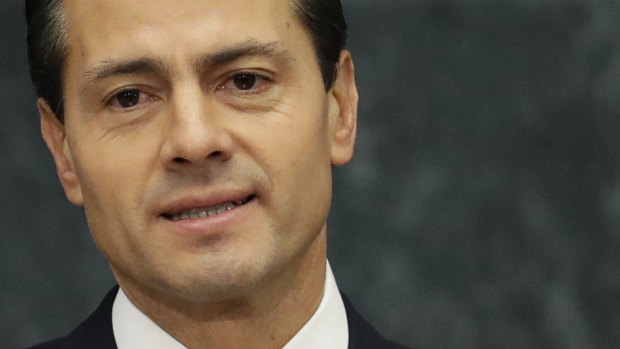 Mexican President Enrique Pena Nieto.