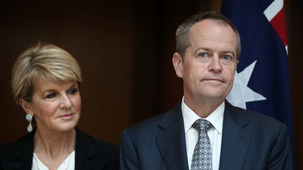 Labor leader Bill Shorten has praised former foreign affairs minister Julie Bishop.