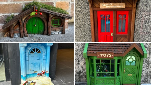 Mace Robertson’s doors include a toy shop in King George Square, a Santa’s workshop at the MacArthur Museum, an Aussie beach theme in Burnett Lane, and a Christmas fairy cottage in Elizabeth Arcade. 