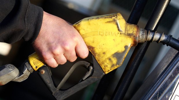 The incident happened at a petrol station near Chicago.