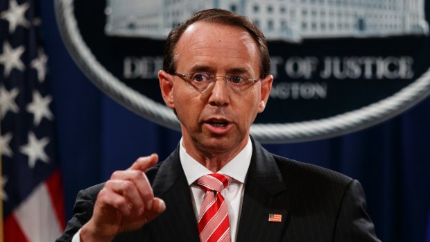 Deputy Attorney-General Rod Rosenstein.