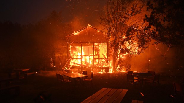 Several homes were lost along the Bells Line of Road.