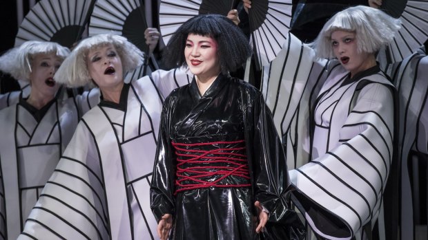 Karah Son as Madama Butterfly in Opera Australia's latest production.