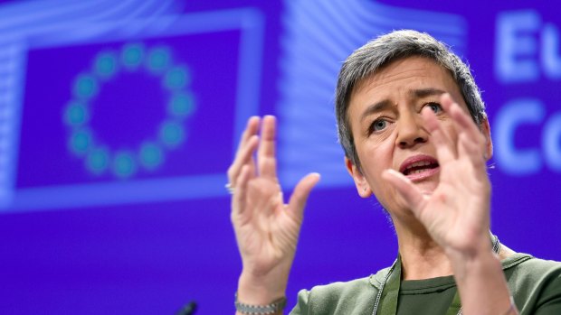 Led by European Commissioner for Competition Margrethe Vestager, the EU has imposed large fines on Alphabet's Google and other companies. 