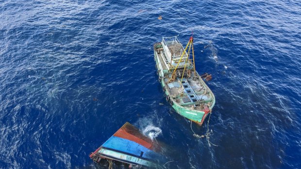 Indonesia has sunk dozens of Vietnamese, Filipino, Thai and Malaysian fishing boats since 2016.