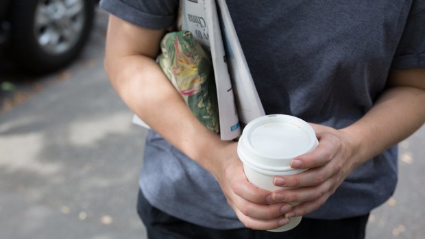 Melburnians got out of the habit of using reusable coffee cups during the pandemic. 