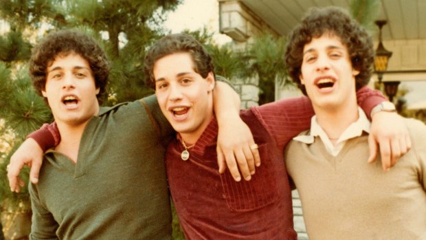 Three Identical Strangers tells the tall-but-true story of triplets who met by accident.