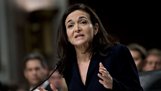 "We know we have a lot of work to do": Facebook's Sheryl Sandberg. 
