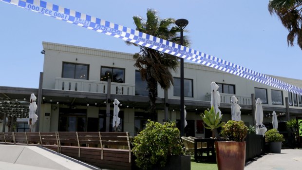 The damage caused after a fire at Republica restaurant in St Kilda in December 2014. 