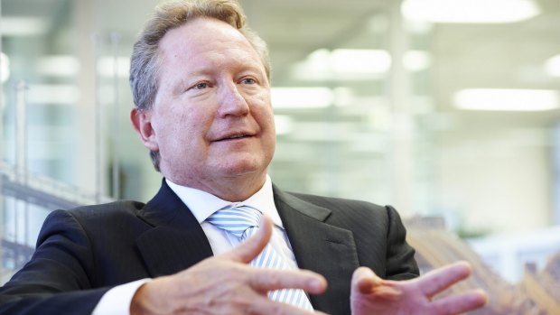 Andrew Forrest is Fortescue's founder and biggest shareholder.