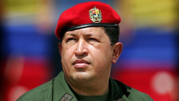 The late Venezuelan President Hugo Chavez in 2005.