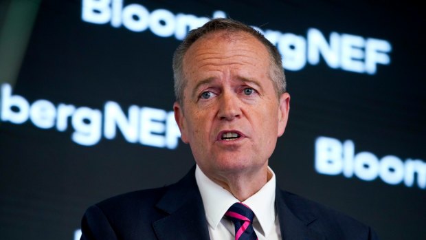Leader of the Opposition Bill Shorten says climate change is already a "disaster".