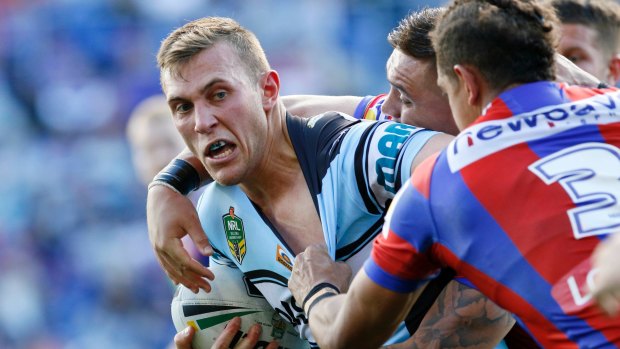 Decision: Cronulla's Kurt Capewell faces being squeezed out of the Sharks.
