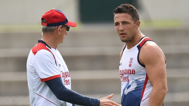 Supporters: England powerbrokers Wayne Bennett and Sam Burgess support the Denver Test.
