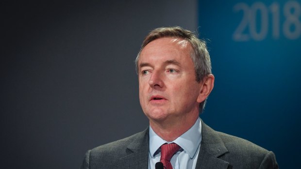 Rio Tinto chairman Simon Thompson, pictured in Melbourne in 2018.