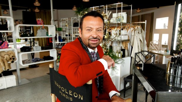 Cosmetics king Napoleon Perdis' retail empire has collapsed.