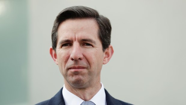 Trade Minister Simon Birmingham will land in China on Sunday. 