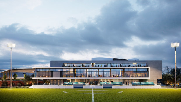 An artist's impression of the White City redevelopment proposed by the Hakoah Club.