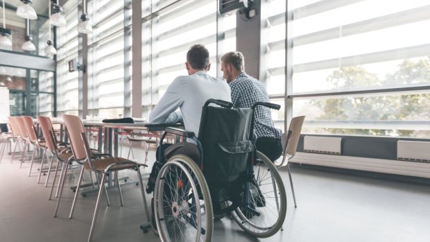 Just 53.4 per cent of people with disability are in the labour force, compared with 84.1 per cent of those without disability.