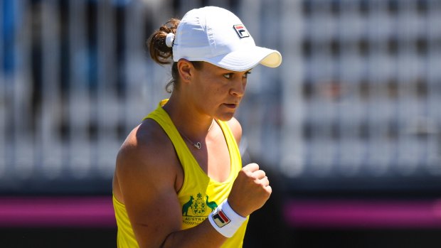 Leading light: The in-form Ash Barty will headline the Australian side.