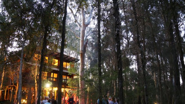 Gunya Restaurant at Paperbark Camp, Woollamia.