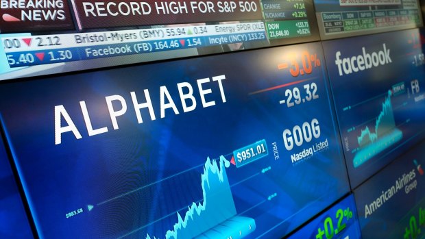 Alphabet shares have jumped 50 per cent since Pichai took the top job at Google. 