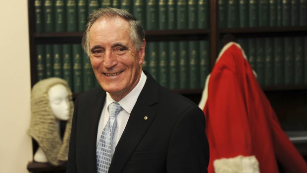Retired Supreme Court judge Frank Vincent oversaw an inquiry into the Open Courts Act.