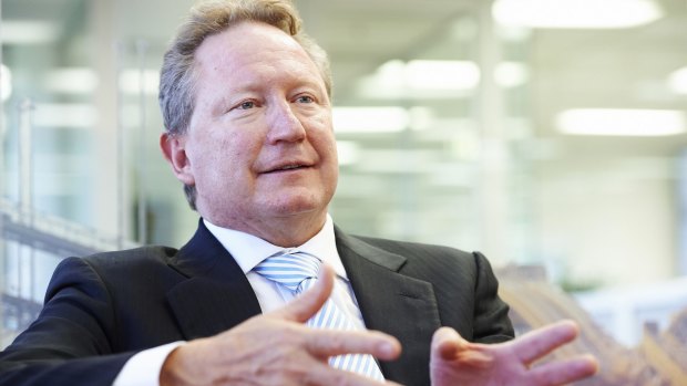 A big dividend splash is good news for Andrew Forrest. 