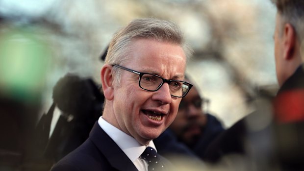 Britain's environment secretary Michael Gove.