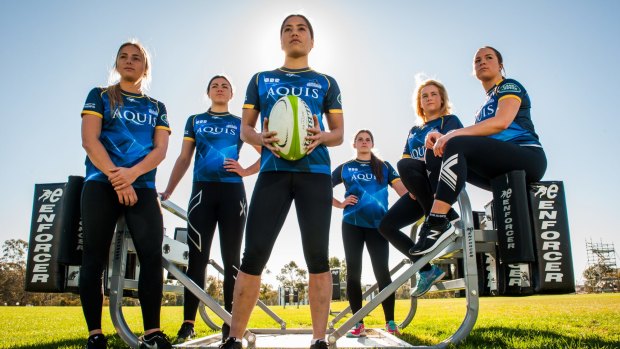 Rugby union is one of the sports in Canberra enjoying a female athlete boom.