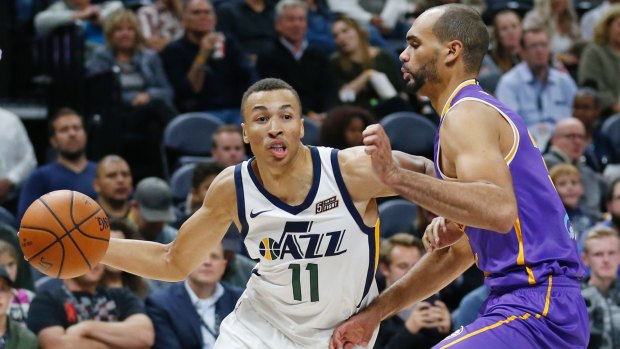 Dante Exum in action for the Jazz.