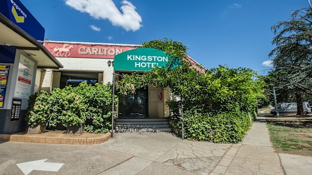 Canberra's Kingston Hotel was well-populated by Coalition staff on Sunday ahead of budget day.